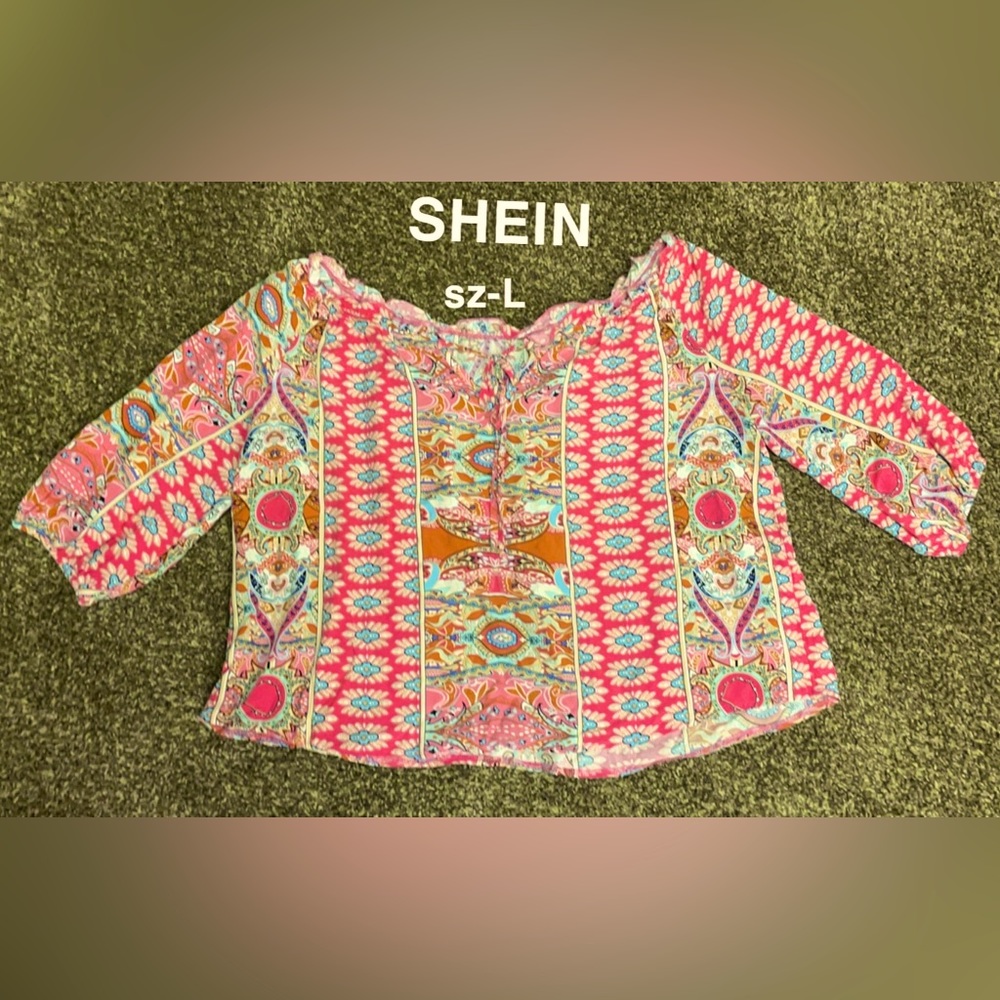 SHEIN Vibrant Blouse